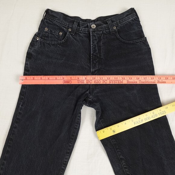 Vintage 90s Santana Parasuco High Rise Mom Jeans Women's 30 (27x32) Black Denim - Picture 11 of 11